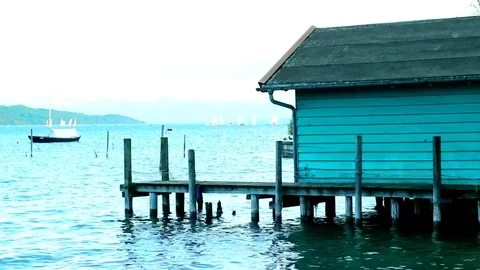 Starnberger see Stock Footage 81177972
