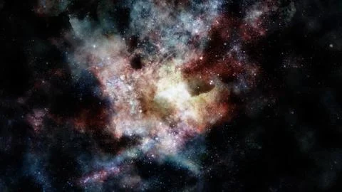Starry background of deep outer space. Elements of this image furnished by NA 스톡 사진