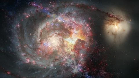 Starry background of deep outer space. Elements of this image furnished by NA 스톡 사진