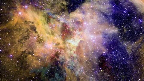 Starry background of deep outer space. Elements of this image furnished by NA 스톡 사진