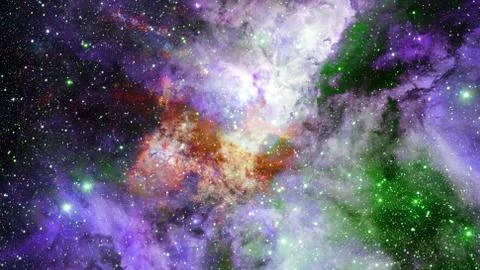 Starry background of deep outer space. Elements of this image furnished by NA 스톡 사진