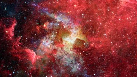 Starry background of deep outer space. Elements of this image furnished by NA 스톡 사진