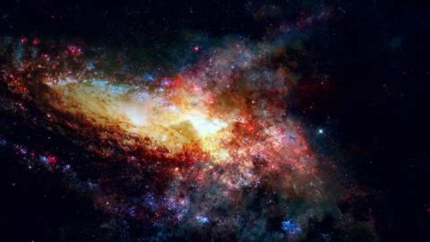 Starry background of deep outer space. Elements of this image furnished by NA 写真素材