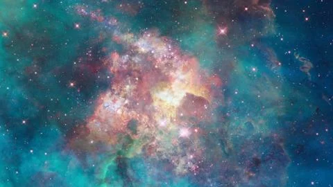 Starry background of deep outer space. Elements of this image furnished by NA 写真素材