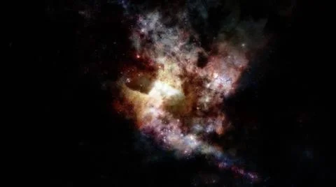 Starry background of deep outer space. Elements of this image furnished by... 스톡 사진