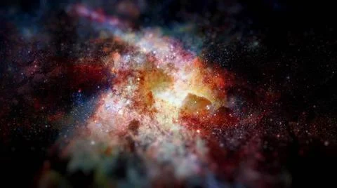 Starry background of deep outer space. Elements of this image furnished by... 스톡 사진