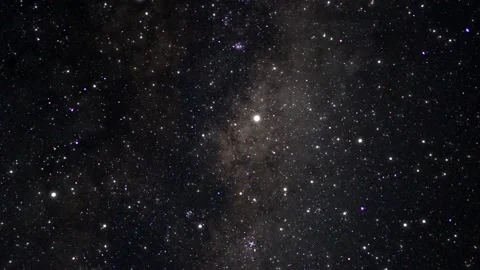 Starry background with moving galaxies and constellations. Stock Footage 196106965
