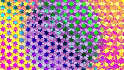 Starry Background Psychedelic Colors Seamless Looping Stock Footage 134702022