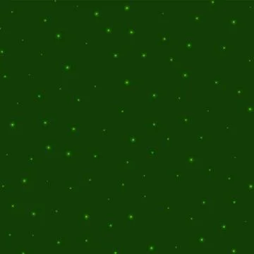 Starry background. Stars sparsely scattered on green background. Amazing gl.. イラスト素材