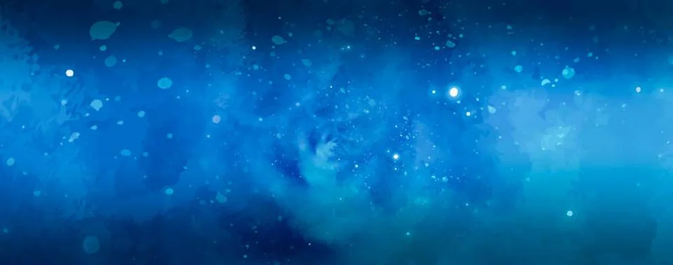 Starry blue background illustration with vortex design psychedelic shape S... Stock Photos