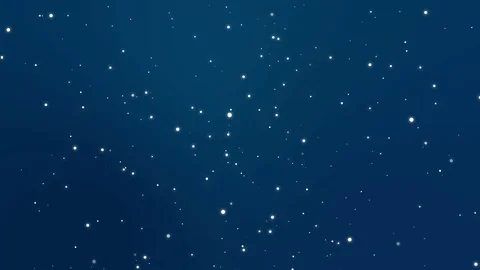 Starry Blue Sky Animated Background Stock Video Pond5