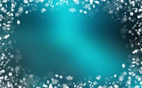 Starry border Stock Illustration