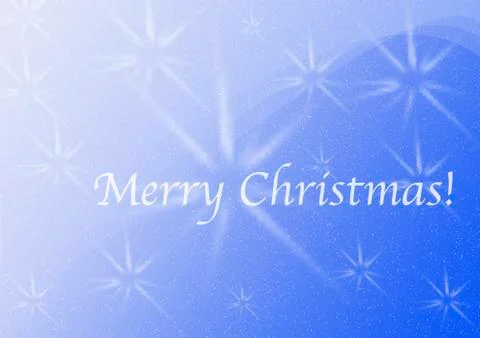 Starry christmas Stock Illustration