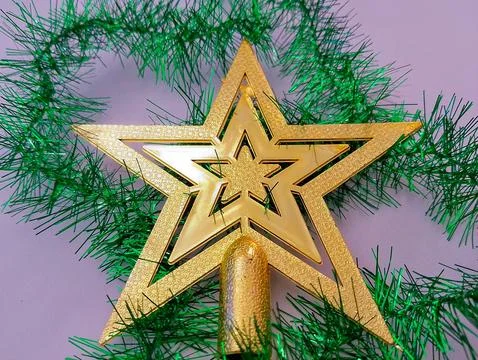 Starry Christmas Topper Stock Photos