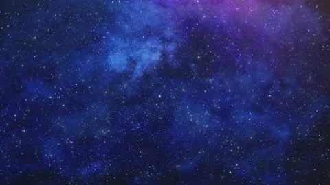 Starry Colorful Night Sky With Milky Way Backdrop Video Background Stock Footage