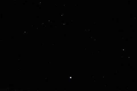 Starry dark sky in spring Stock Photos