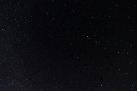 Starry dark sky in spring Stock Photos