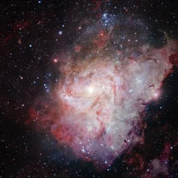 Starry deep outer space. Elements of this image furnished by NASA Stock Photos