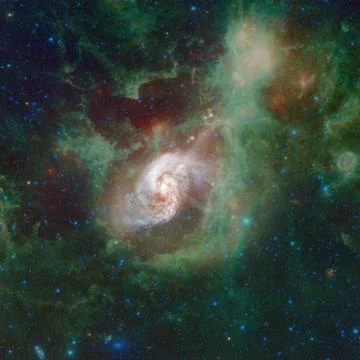 Starry deep outer space. Elements of this image furnished by NASA Stock Photos