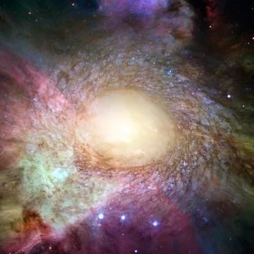 Starry deep outer space. Elements of this image furnished by NASA Stock Photos