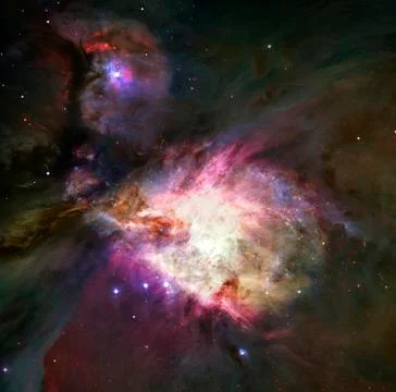 Starry deep outer space. Elements of this image furnished by NASA Stock Photos