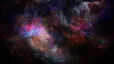 Starry deep space - nebula and galaxy. Elements of this image furnished by NA Stock Photos