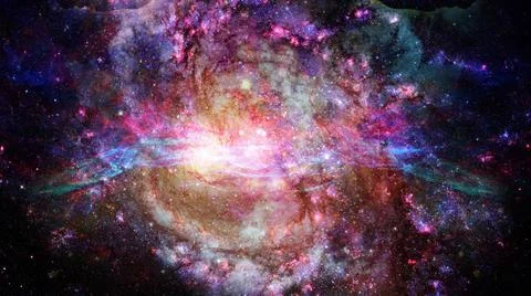 Starry deep space - nebula and galaxy. Elements of this image furnished by... Stock Photos