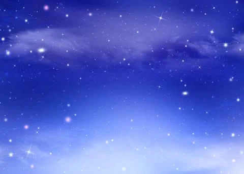 Starry dreamlike festive background Stock Illustration
