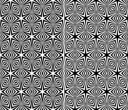 Starry elements seamless patterns Stock Illustration