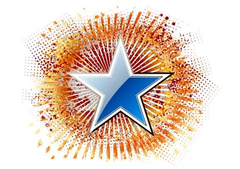 Starry Illustrazione stock