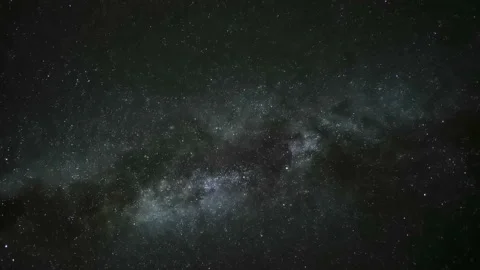 Starry milky way constellations motion and rotating stars on winter night sky,4k Stock Footage 235017010