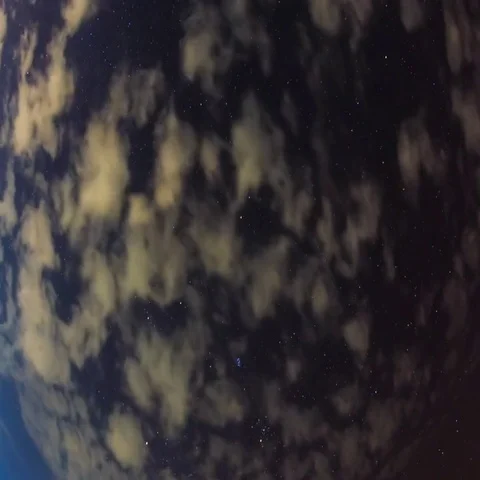 Starry Movement In The Night Sky 4K Time Lapse (3 shots) Stock Footage 69438164