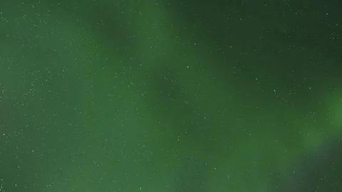 Starry night with aurora activity Stock Footage 71963387