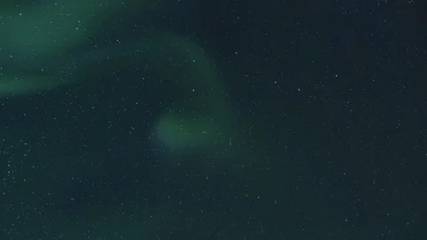 Starry night with aurora activity Stock Footage 71963415