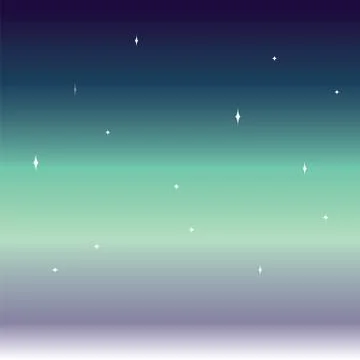 Starry night backdrop Stock Illustration