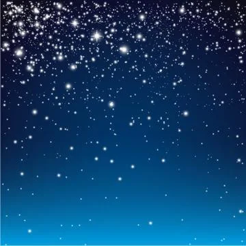 Starry night bg Stock Illustration