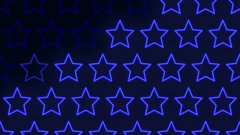 Starry night blue star pattern on black Stock Footage 249503416