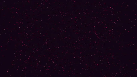 Starry night bold red dots on black background with scattered white dots Stock-Footage 300748020