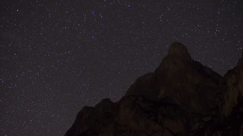 Starry night in Braies 2 库存影片 82269970