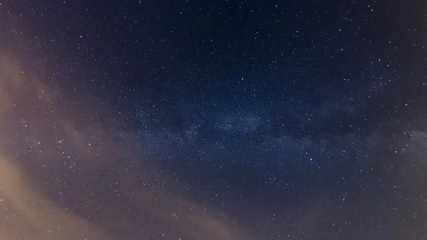 Starry night Stock Footage 86113908