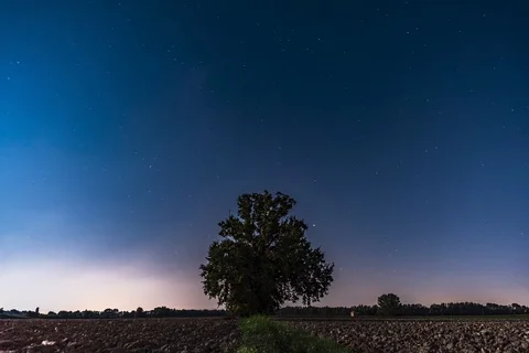 Starry Night Stock Footage 122600903
