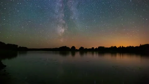 Starry night Stock Footage 132202887