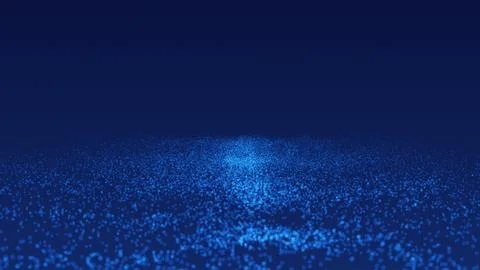 Starry night gradient blue sky Stock Illustration