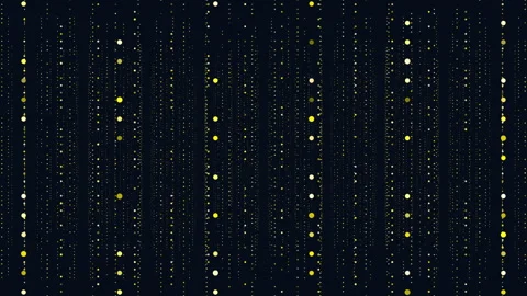 Starry night a mesmerizing celestial pattern against a pitch-black backdrop Stockbeeldmateriaal 297599224