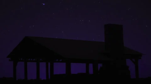 Starry Night Old Barn Time Lapse Stock Footage 23165960