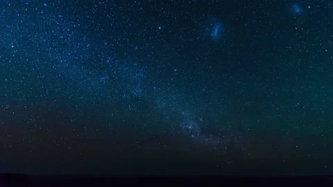 Starry Night Over Fish River Canyon, Namibia Timelapse Stock Footage 341357712
