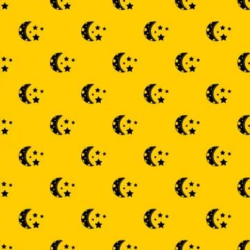 Starry night pattern 스톡 일러스트