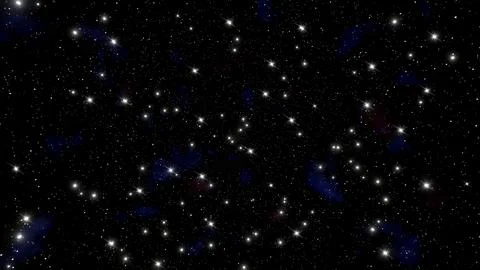 Starry night scene Illustrazione stock