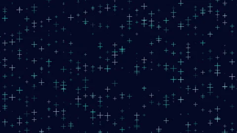 Starry night seamless pattern of small stars on dark background Video stock 278067685