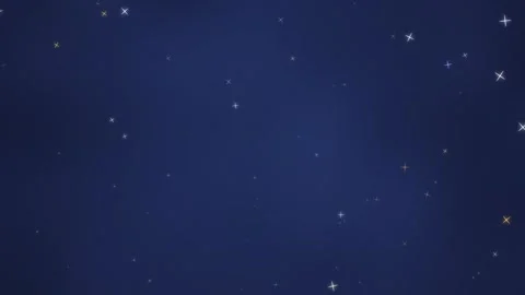 Starry night sky background. 2d animation Stock Footage 341802058